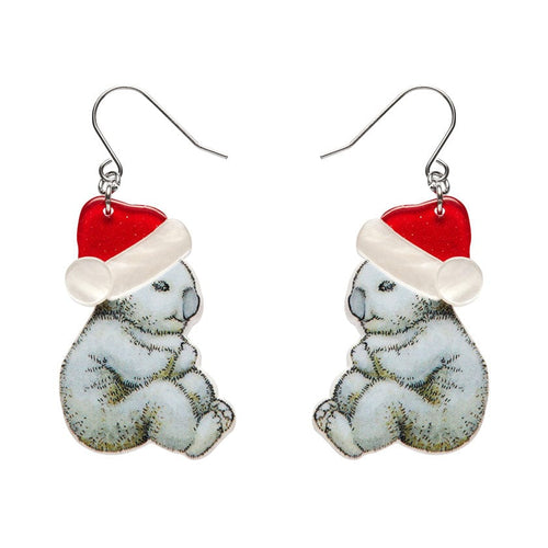 Mr. & Mrs. Bear Drop Earrings  -  Erstwilder  -  Quirky Resin and Enamel Accessories