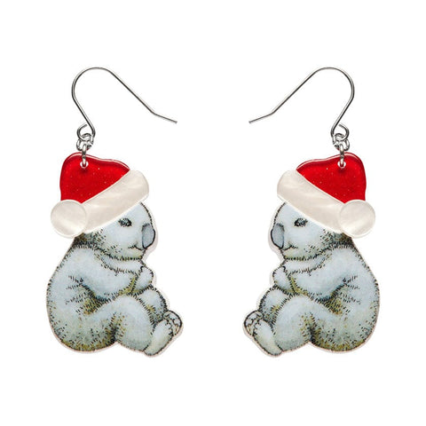 Mr. & Mrs. Bear Drop Earrings  -  Erstwilder  -  Quirky Resin and Enamel Accessories
