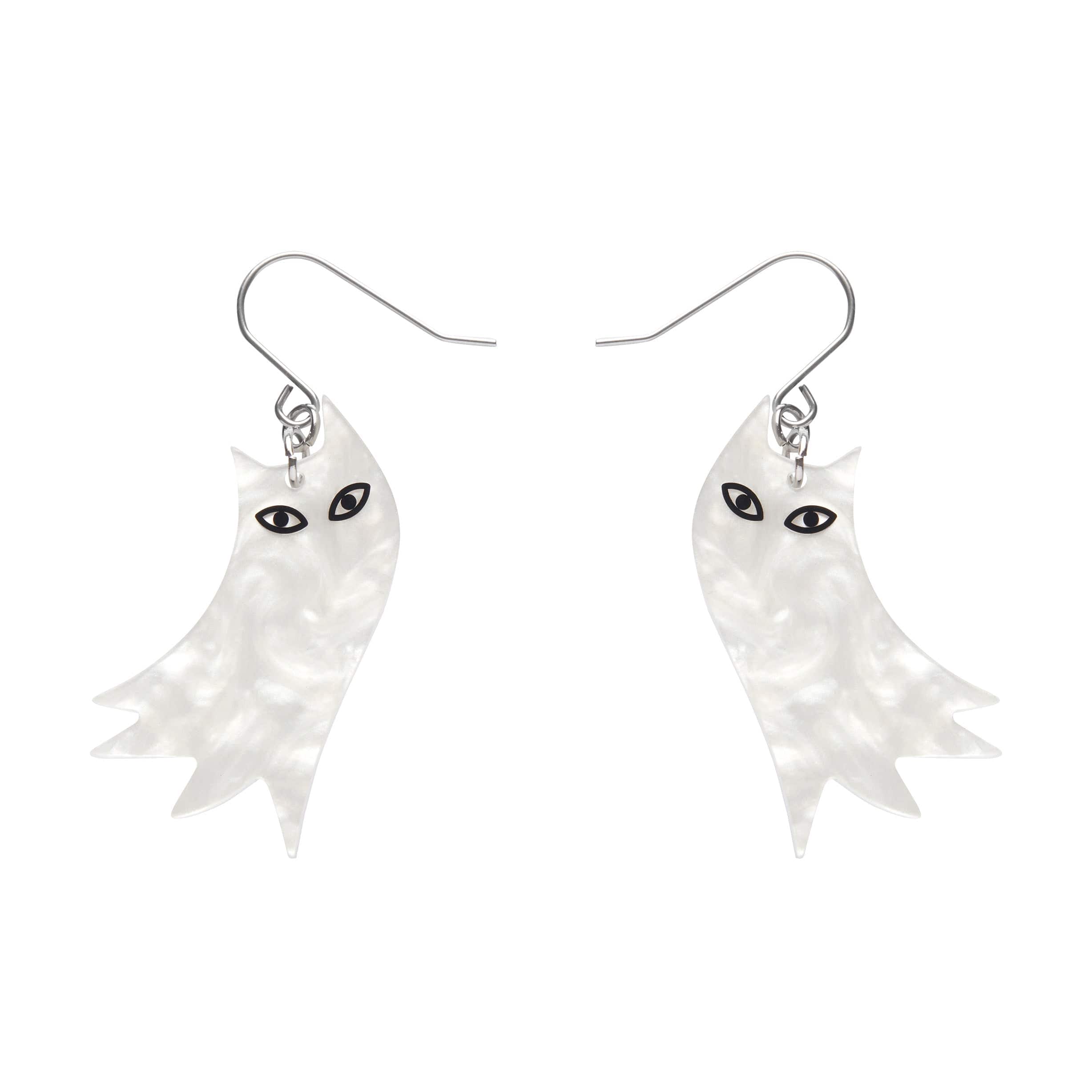 Nine Afterlives Drop Earrings  -  Erstwilder  -  Quirky Resin and Enamel Accessories
