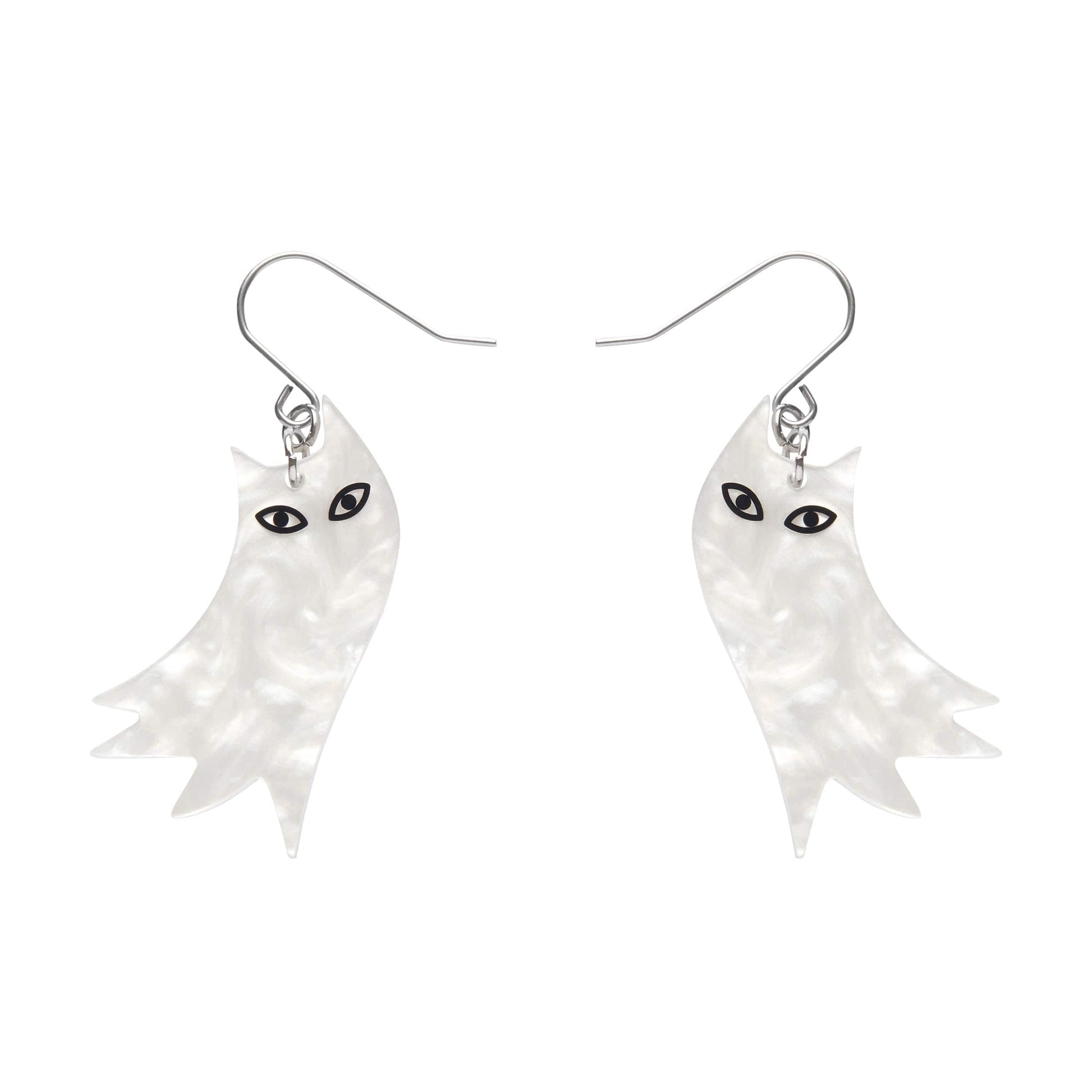 Nine Afterlives Drop Earrings  -  Erstwilder  -  Quirky Resin and Enamel Accessories