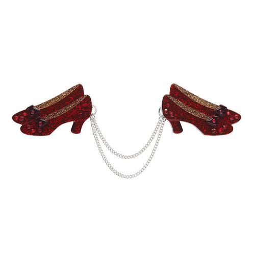 Erstwilder Ruby Slippers Double Brooch AG1BH02