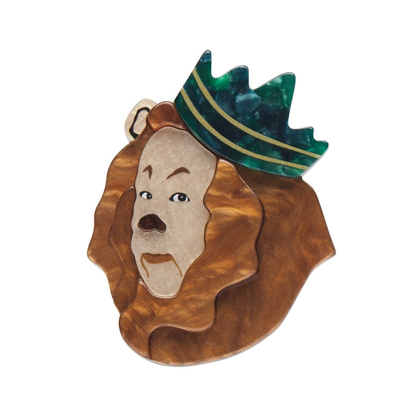 Erstwilder Cowardly Lion Brooch AG1BH09