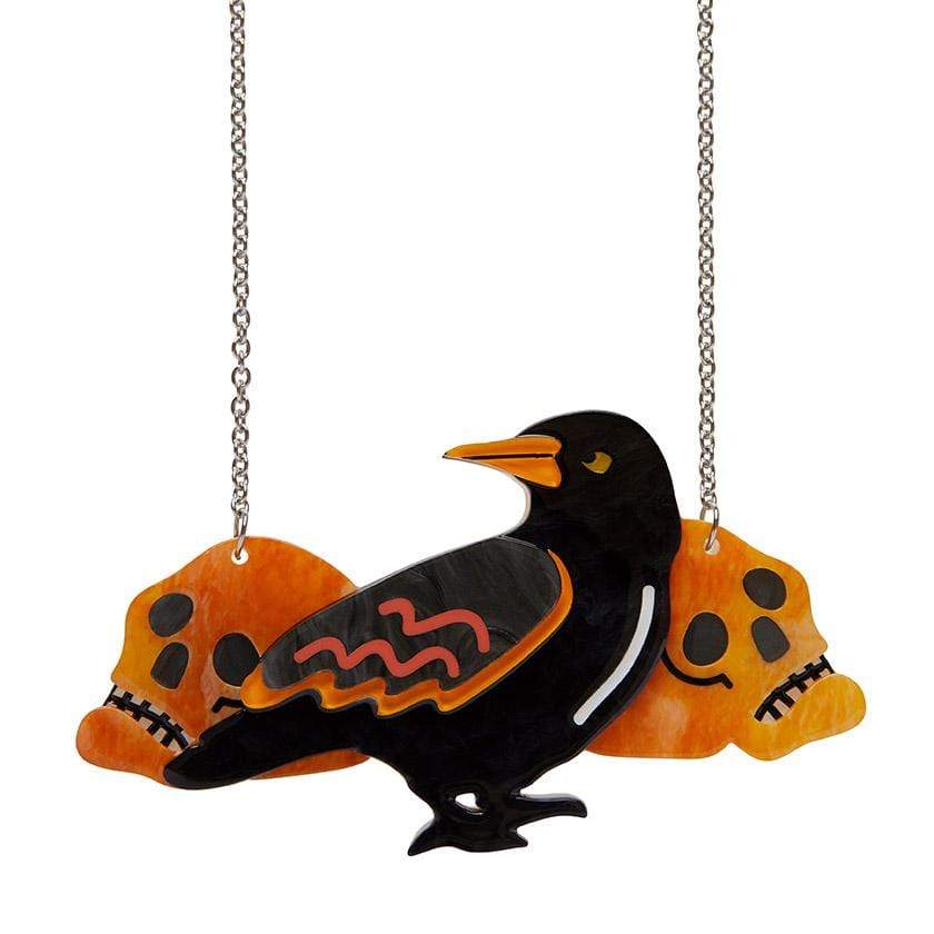 Erstwilder Raven Mad Necklace N6910-7061