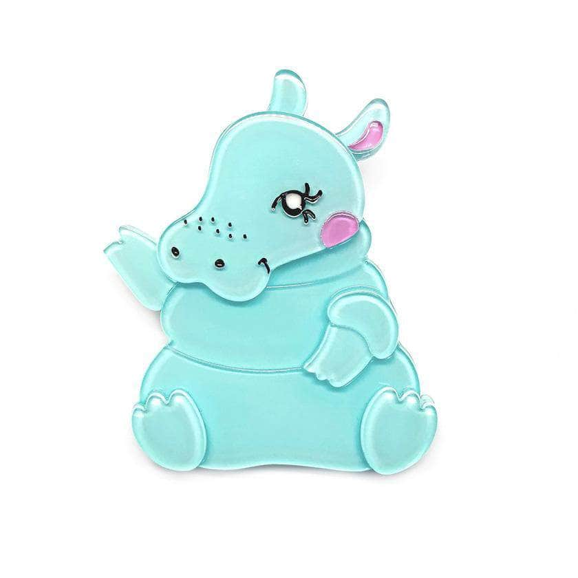 Erstwilder Kubu the Cutie Hippo Brooch BH6729-3200