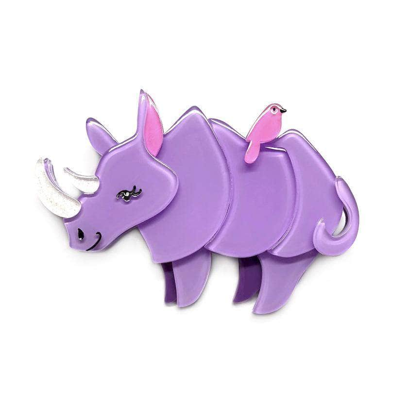 Erstwilder Life By the Horns Rhino Brooch BH6725-5000