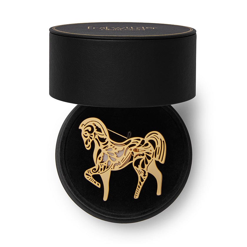 Erstwilder Friesian Fancy Perfume Brooch AE1BH04