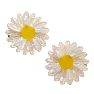 She Loves Me Daisy Hair Clips Set - 2 Piece