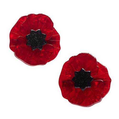 Erstwilder Poppy Field Hair Clips Set - 2 Piece AH2HR01