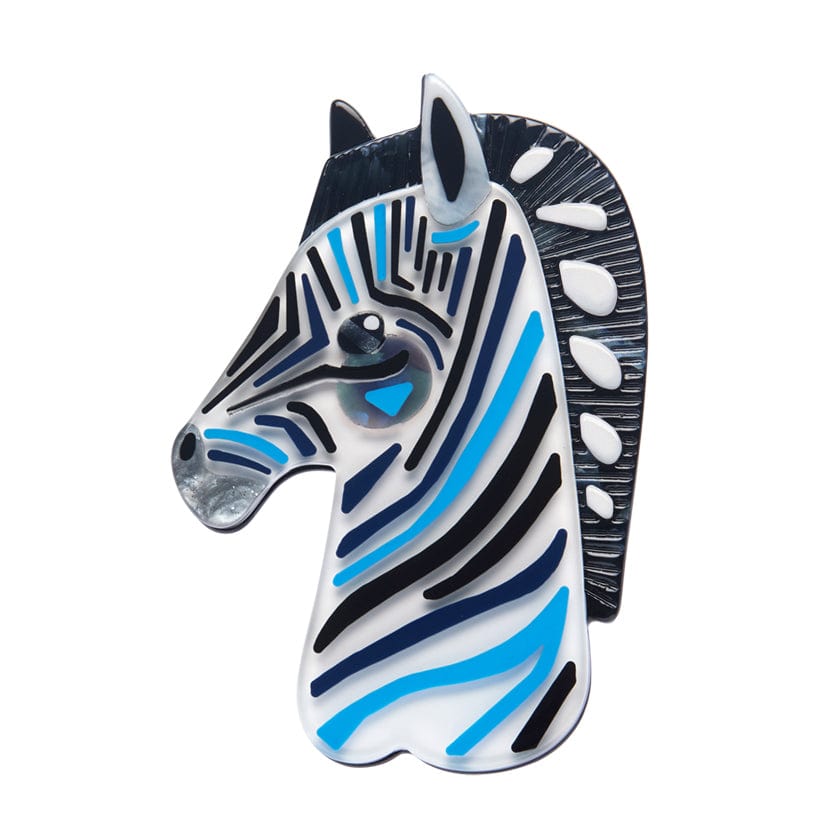 Erstwilder The Zealous Zebra Brooch AK1BH05