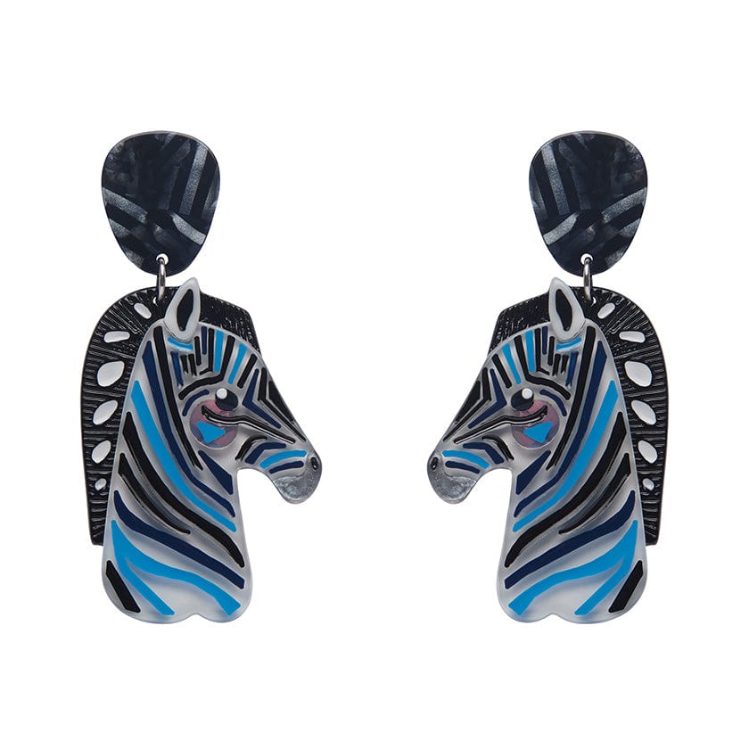 Erstwilder The Zealous Zebra Earrings AK1EG04