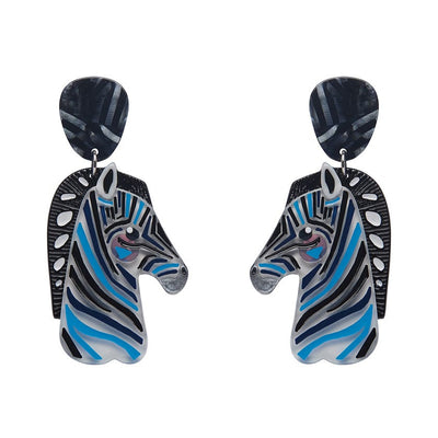 The Zealous Zebra Earrings