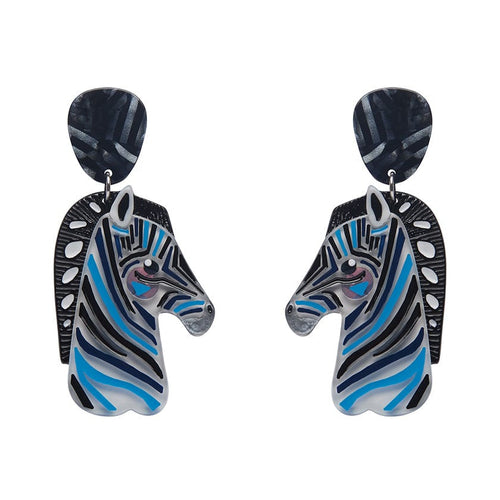 Erstwilder The Zealous Zebra Earrings AK1EG04