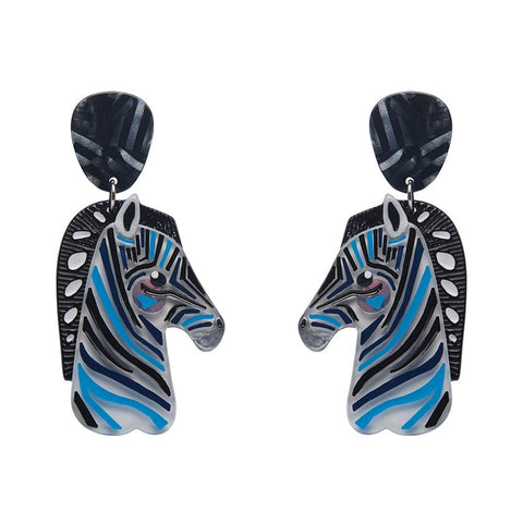 Erstwilder The Zealous Zebra Earrings AK1EG04