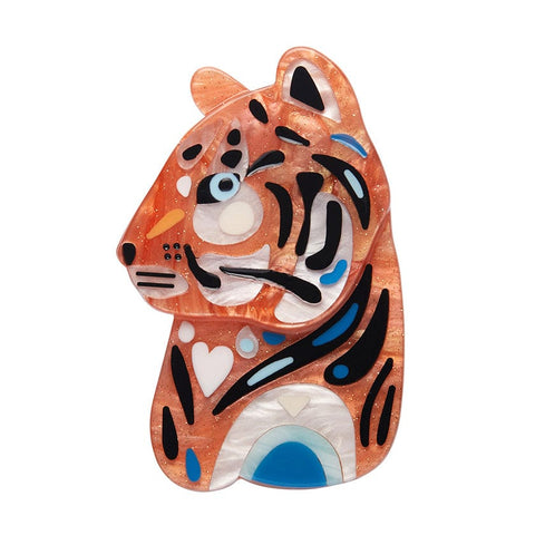 Erstwilder The Tranquil Tiger Brooch AK1BH06