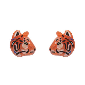 The Tranquil Tiger Earrings
