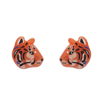 The Tranquil Tiger Earrings