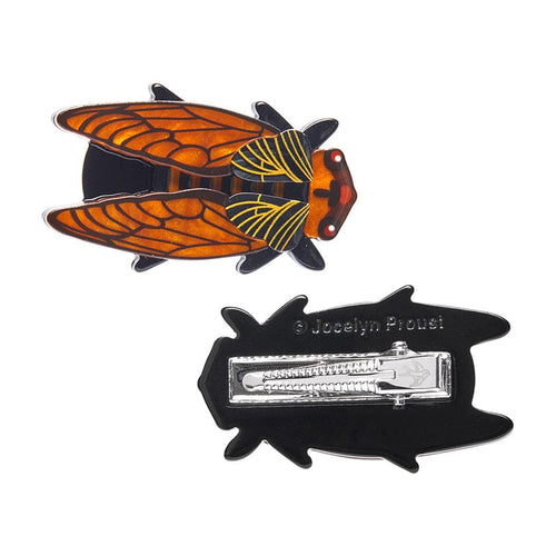 Cicadian Rhythms Hair Clips Set - 2 Piece  -  Erstwilder  -  Quirky Resin and Enamel Accessories