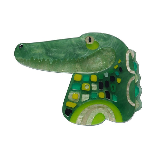 Erstwilder The Big Saltie Croc Brooch AK1BH17