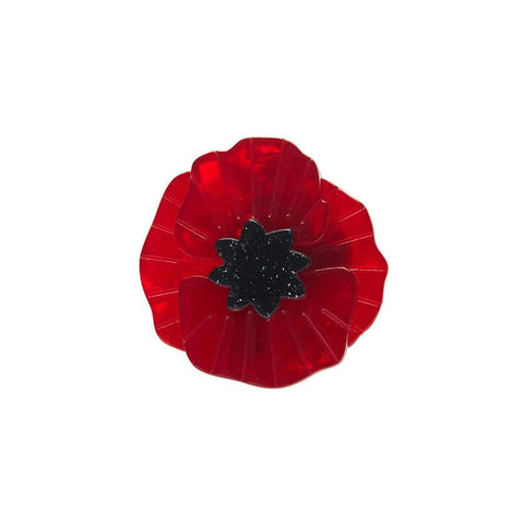 Erstwilder Poppy Field Mini Brooch MN0016-1000