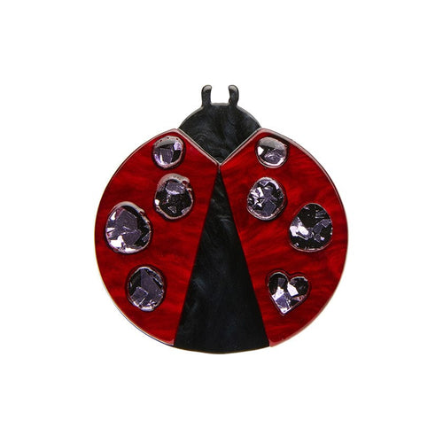 Erstwilder Lou Lou Ladybug Mini Brooch MN0021-1070