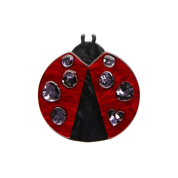 Erstwilder Lou Lou Ladybug Mini Brooch MN0021-1070