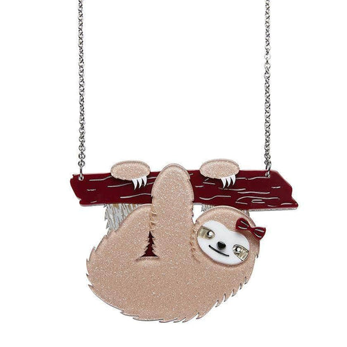 Erstwilder Sybil the Sloth Necklace N6678-8112