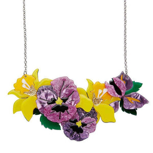 Love-in-Idleness Flower Necklace (Large)