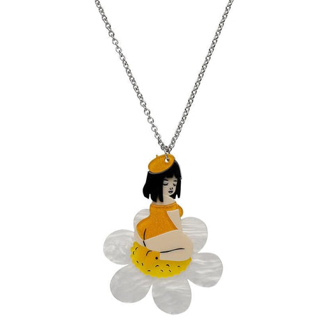 Erstwilder Sweet Marguerite Necklace N6831-6180