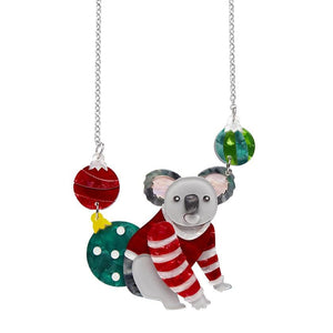 Comfy Christmas Koala Necklace