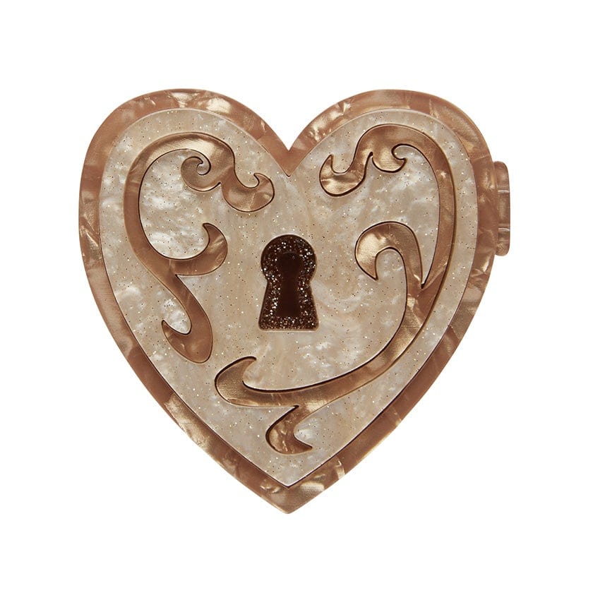 Erstwilder Paris Holiday Heart of Caché Brooch PH1B15