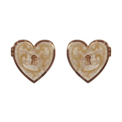 Erstwilder Paris Holiday Heart of Caché Stud Earrings PH1E05