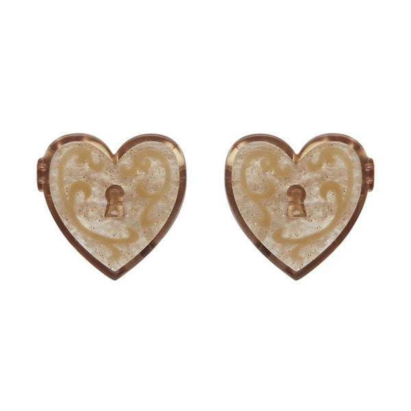 Erstwilder Paris Holiday Heart of Caché Stud Earrings PH1E05
