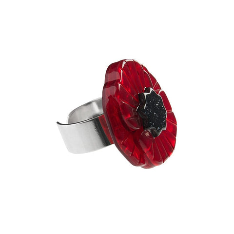 Erstwilder Poppy Field Statement Ring