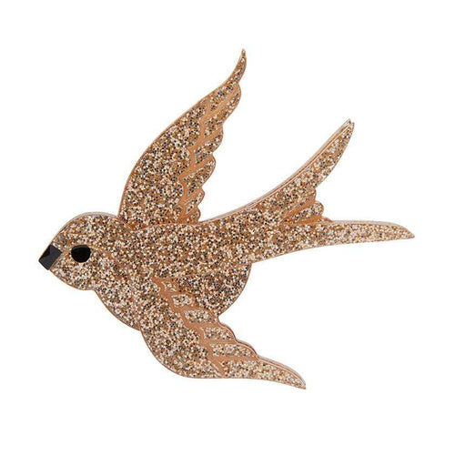 Erstwilder Gold Bird of Happiness Brooch BH6899-6500