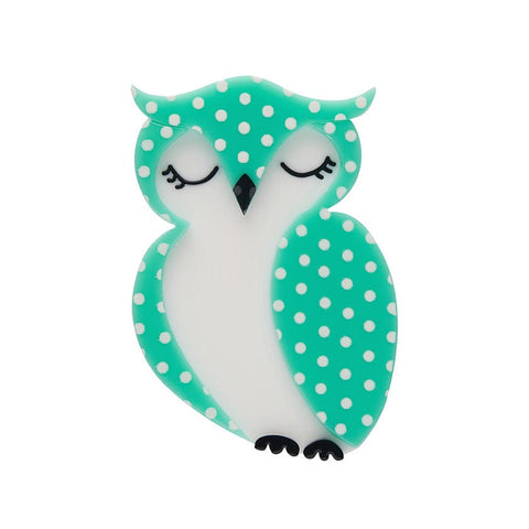 Erstwilder Olive Owl Brooch AH1BH05