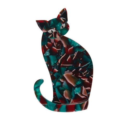 Erstwilder Thomas Taffy Cat Brooch AH1BH11