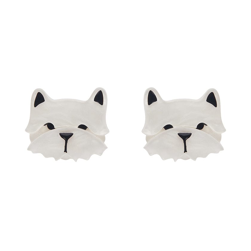 Erstwilder Winston the Westie Earrings AH1EG04