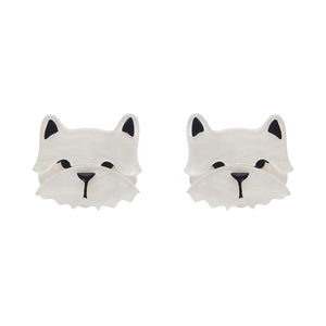 Winston the Westie Earrings