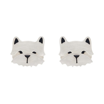 Winston the Westie Earrings