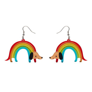 Rainbow Ruff Earrings