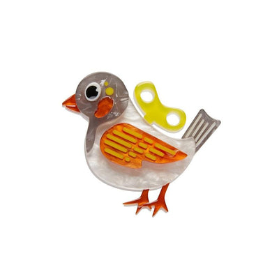 Wind-Up Whimsy Mini Brooch
